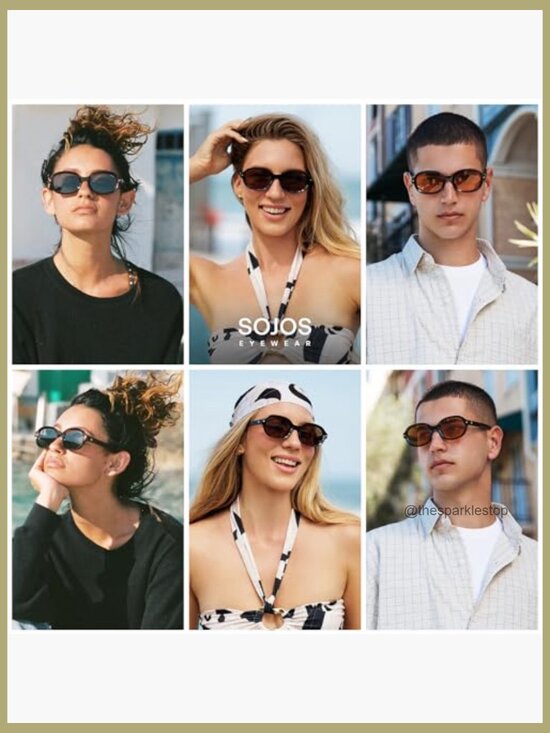 Retro Oval Round Polarized Sunglasses with UV400 TAC Lenses main image 2